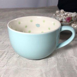 Starbucks 2015 Spring / Easter Ceramic Coffee Mug Blue 10oz